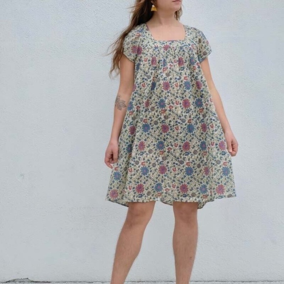 Pietse Agave Arabesque Floral Dress (size S) 140 - Picture 1 of 10